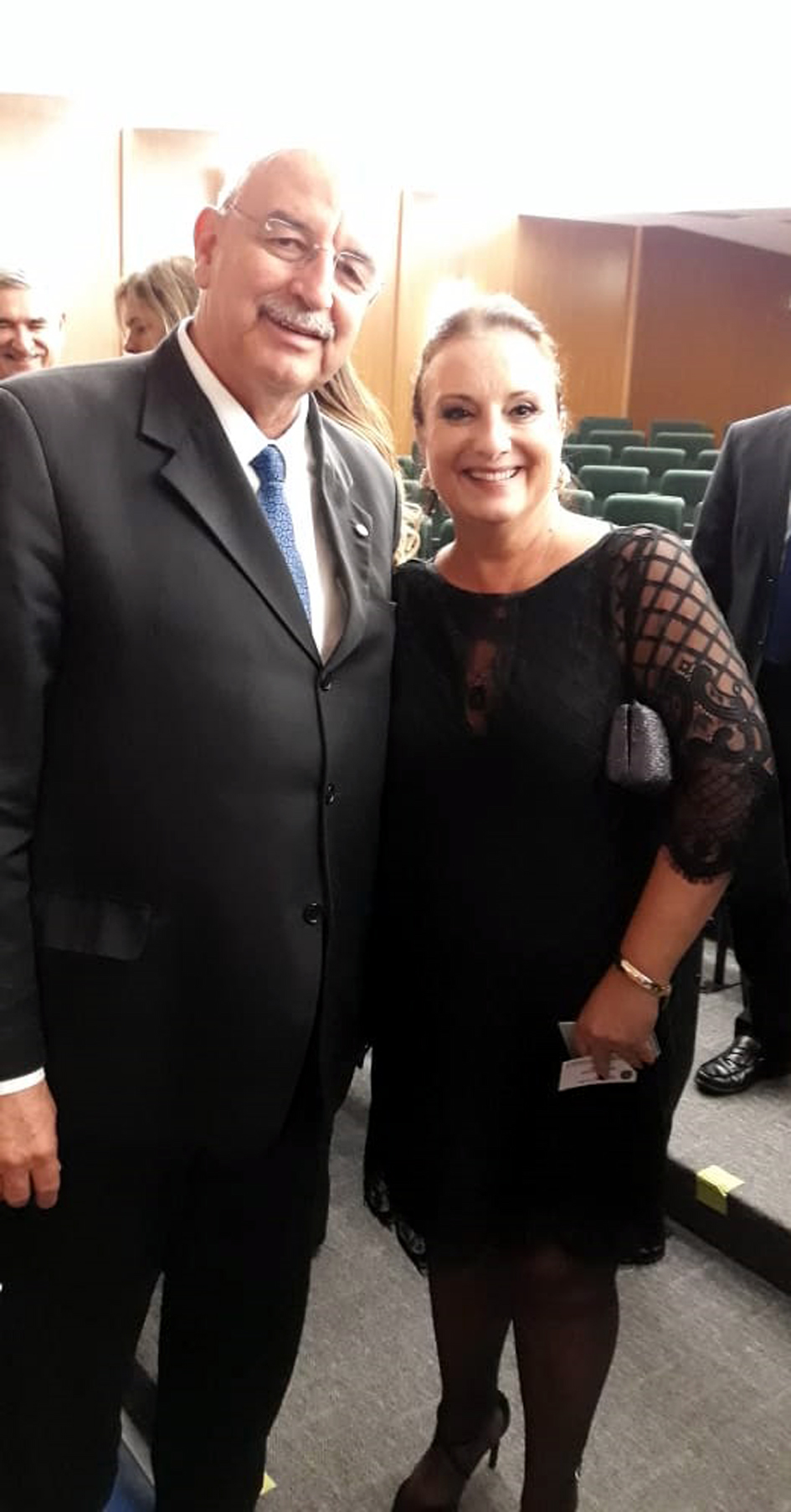 Ministro Osmar Terra e Carmen Lúcia Helfer