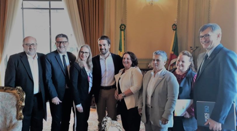 Reitora integrou comitiva do Comung em audiências com o Governador do Estado e Assembleia Legislativa