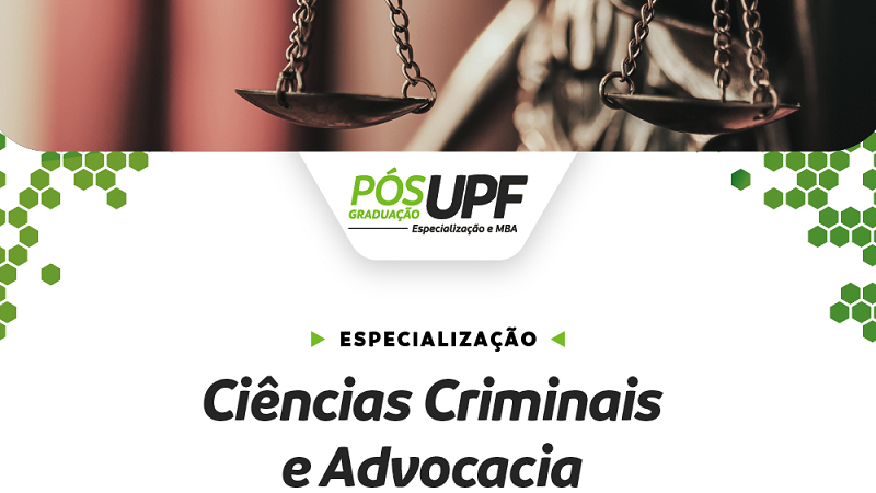 Especializacao em Ciências Criminais e Advocacia Especializacao em Ciências Criminais e Advocacia